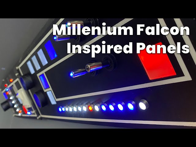 Building a Millenium Falcon-Inspired Control Panel: Illuminating Journey with LEDs and ESP32!