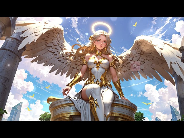 Heavenly Angel Warrior 🌤️ | Relaxing Fantasy Anime Music for Peace & Strength 🎶