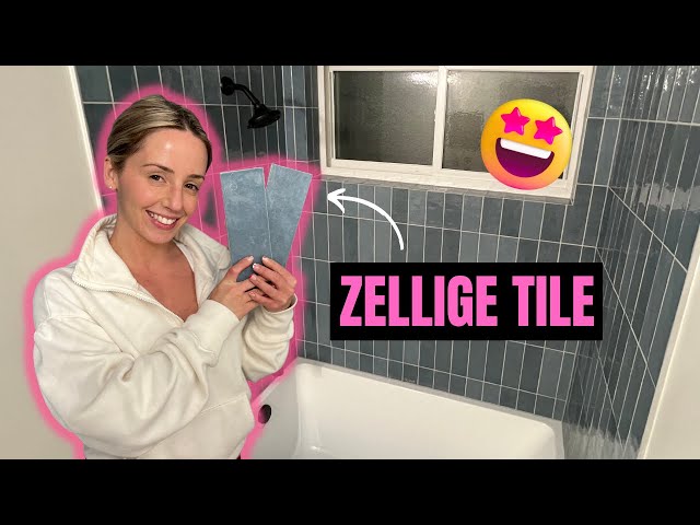 Installing Zellige Tile in my guest bath