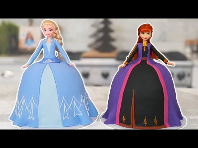 FROZEN 2 PRINCESS Cakes! - NERDY NUMMIES