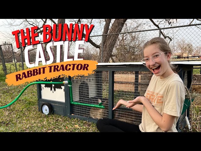 The Bunny Castle | Mobile Rabbit Tractor