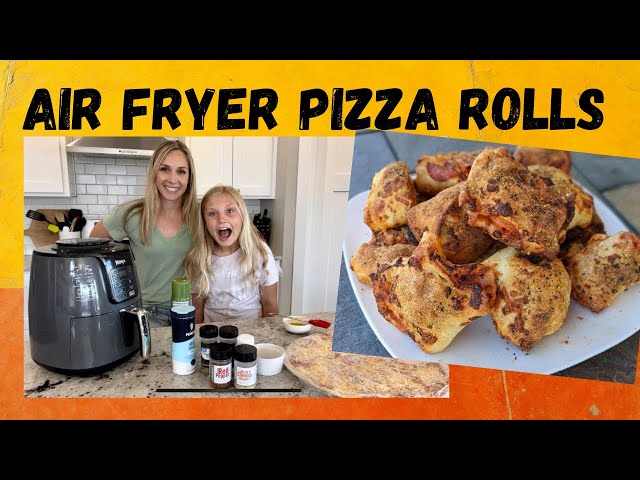 How to Make Air Fryer Pizza Rolls #pizza #airfryer #stuffed