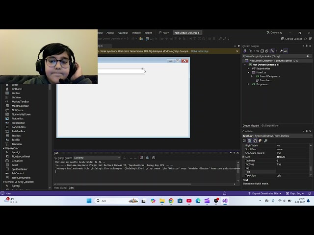 Not Defteri Kodlamak!?! | Visual Studio 2022
