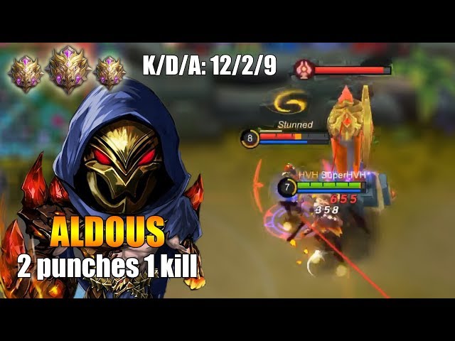 Solo rank ALDOUS - 2 punches 1 kill | Mythic rank gameplay [K2 Zoro]