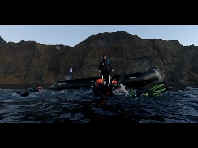 360 Video - Snorkelers Returning to the Zodiac