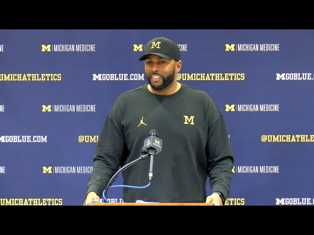 Sherrone Moore press conference ahead of game with Ohio State