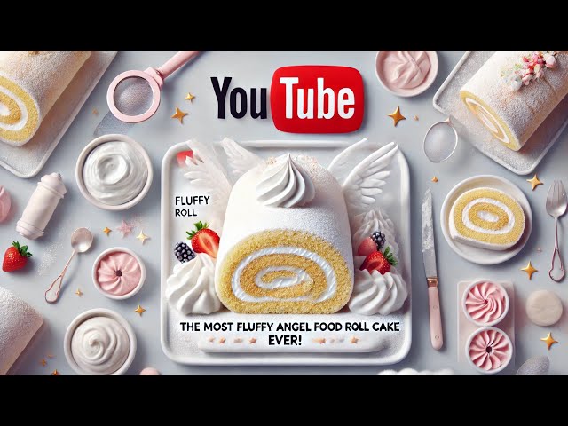 We Created the Most Fluffy Angel Food Roll Cake Ever!