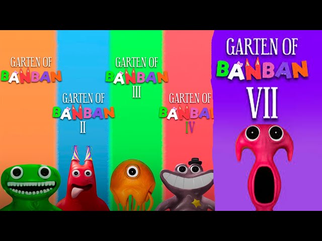 ПРОХОДИМ ВСЕ ЧАСТИ Garten of Banban 1 & 2 & 3 & 4 & 7