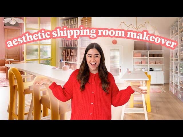 Small Business Room Makeover | My shipping and inventory room