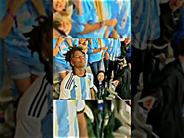 ishowspeed surprises everyone and wears Argentina shirt 😂