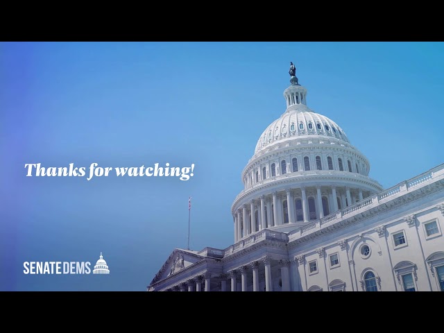 Senate Democrats Live, 1.30.2025