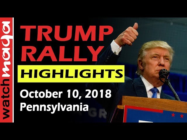 Donald Trump at Rally October 10 2018 - HIGHLIGHTS #MAGA