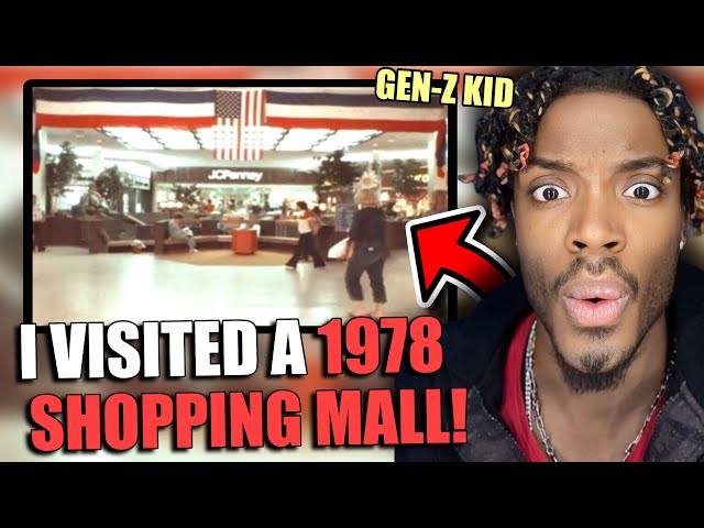 GEN Z KID Checks Out A SHOPPING MALL In 1978 (REAL VLOG FOOTAGE!) (Shocking!)