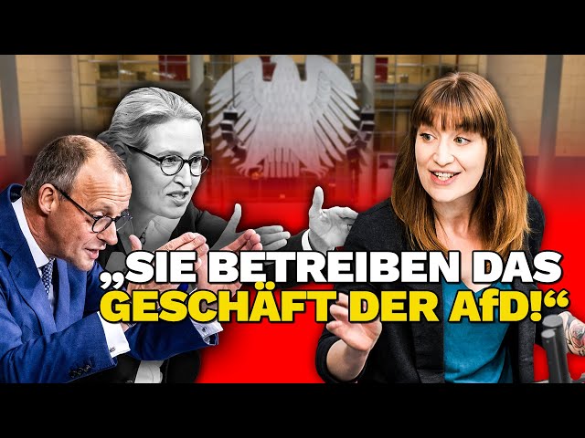 Merz PAKTIERT Mit AfD Und Heidi Reichinnek Reagiert Mit Wutrede!