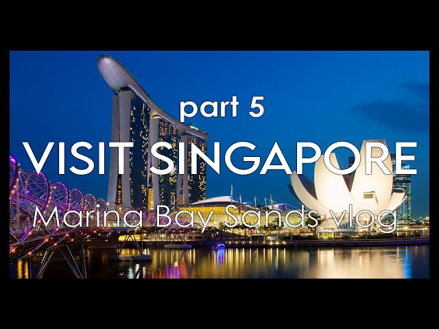 VISIT SINGAPORE VLOG Part 5 | Marina Bay Sands, Luxury Hotel, Infinity Pool, Deluxe King Room 🇸🇬