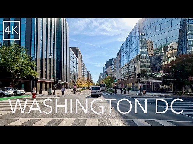 Washington DC City Drive 4K - Driving Tour of The District / United States Capital