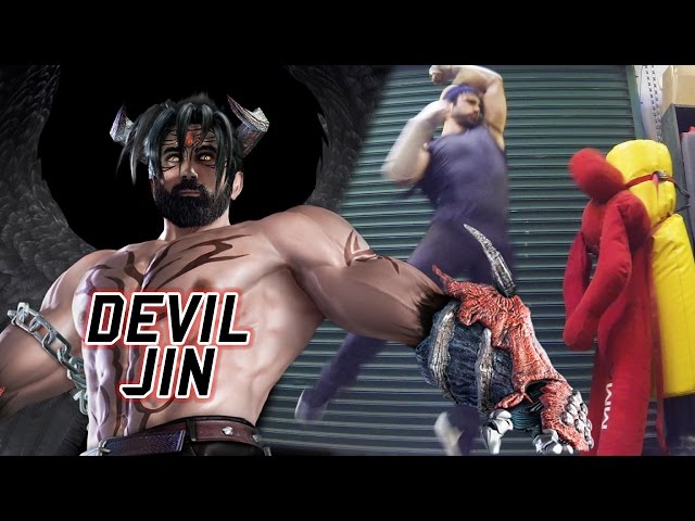 Real Life Tekken - Evil Karate with DEVIL JIN [Eric Jacobus]