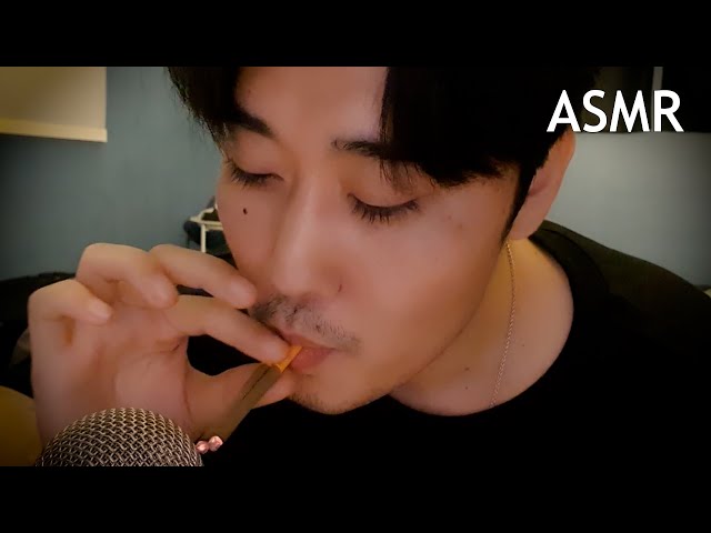 Smoke asmr 2 a.m.. Let's smoke together and go to bed lol (SMOKING ASMR)