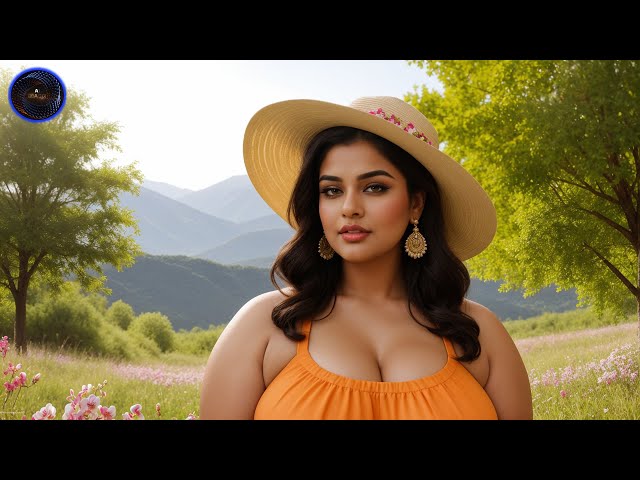 [4K] AI Imagix Lookbook - Indian - Fashionable Flair in Mountain Meadows 🌼🛤️