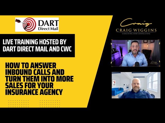 How to answer inbound calls to generate more sales with David Banko of Dart Direct Mail and CWC