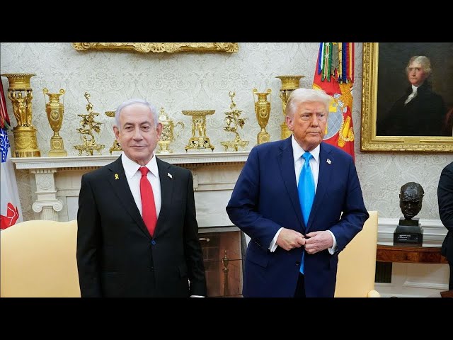 Trump, Netanyahu speak to media at White House