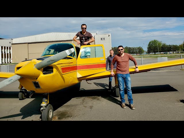 Brunch flight, Montreal to Trois-Rivières, Quebec, Beechcraft sundowner | Pilot Ali Rezaei