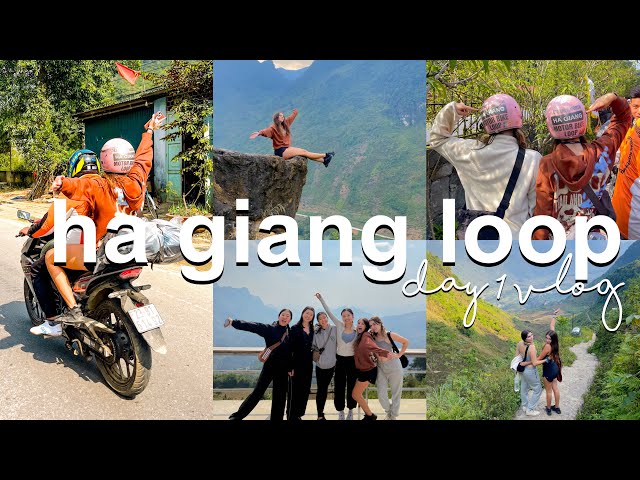 HA GIANG LOOP VIETNAM VLOG | day one on motorcycles in ha giang