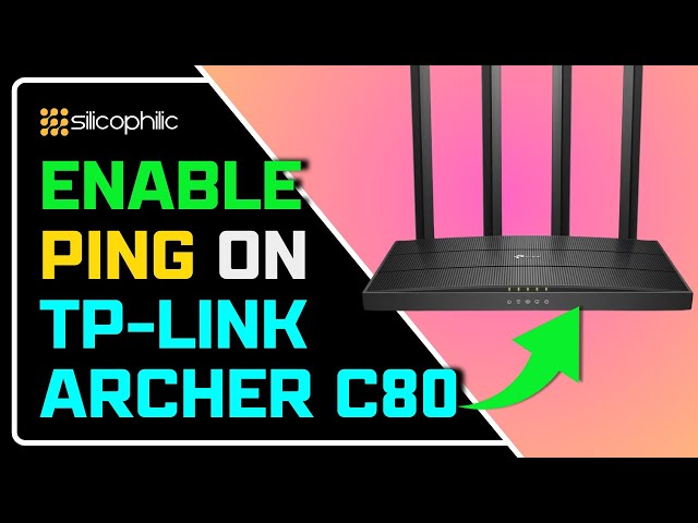 How to Enable Ping on TP-Link Archer C80 Router! | Enabling Ping for Better Network Performance!