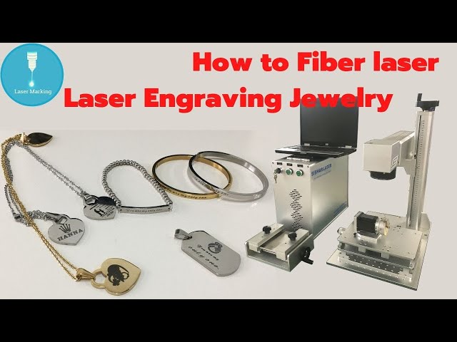 How to use fiber laser engraving jewelry ring,bracelet | Laser engraved jewelry