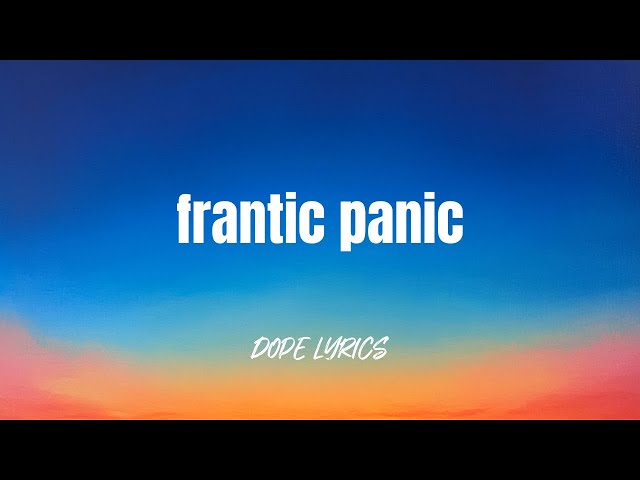 skinnyfeelings - Frantic Panic (Lyrics)