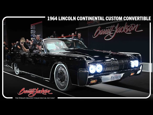 SOLD! 1964 Lincoln Continental Custom Convertible - BARRETT-JACKSON 2024 SCOTTSDALE AUCTION