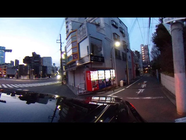 tokyo at early morning with 360 movie