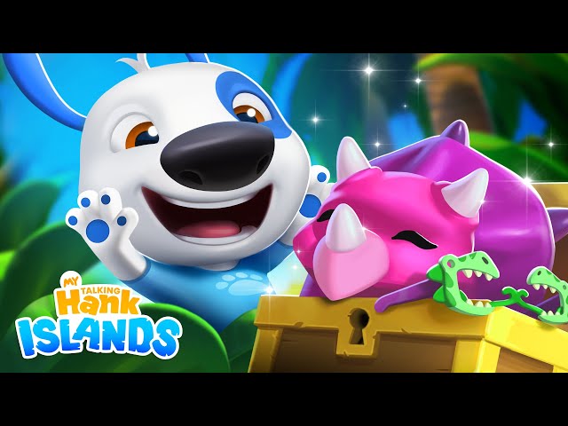 🏝️ Get Your Dino Outfit! 🦖 My Talking Hank: Islands (Trailer)