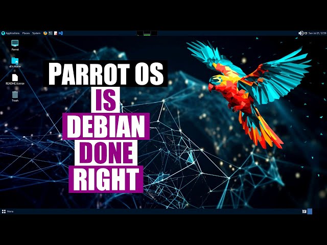 A Quick Look At Parrot OS Home Edition