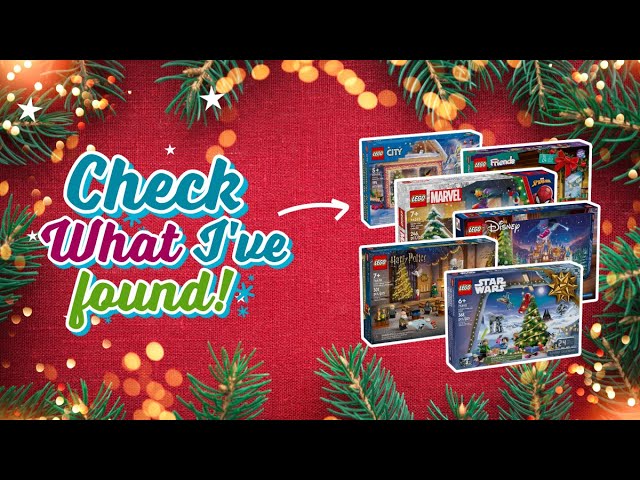 LEGO ADVENT CALENDARS: HARRY POTTER, CITY, FRIENDS, DISNEY, STAR WARS, MARVEL UNBOXING 20/2024