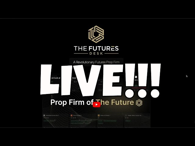 The Futures Desk Is LIVE! Invites Being Sent! Exclusive CFT Discount