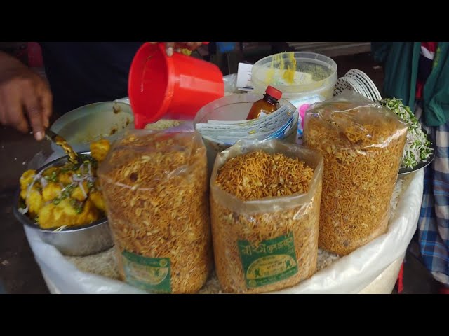 King of Famous jhal muri Maker\popularJhal Muri \Bangladeshi Street Food\King of Masala Muri Maker