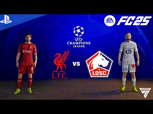 FC 25 - Liverpool vs LOSC Lille - UEFA Champions League 2024/25 - MD 7 | PS5™ 4K