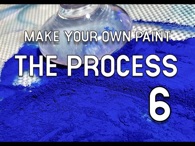 Part 6: The making your very own handmade watercolor paint.