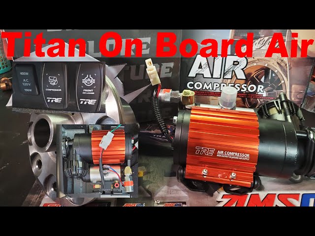 How to Install On board Air. Installed a TRE4x4 Air Compressor in my Nissan Titan