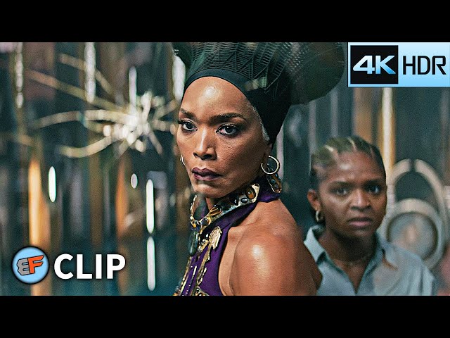 Queen Ramonda's Death Scene | Black Panther Wakanda Forever (2022) 4K HDR Movie Clip