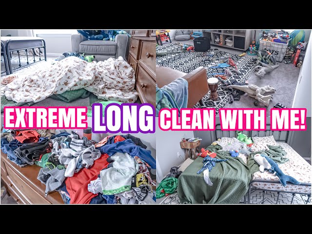 EXTREME LONG CLEAN WITH ME | MESSY HOUSE TRANSFORMATION | EXTREME CLEANING MOTIVATION 2024