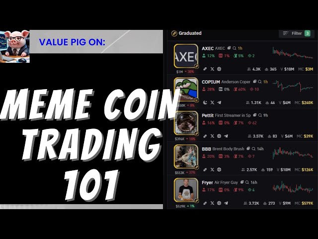 Meme Coin trading on Bullx