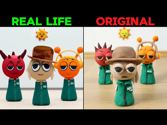 The Best TikTok of Incredibox Sprunki | REAL LIFE vs ORIGINAL