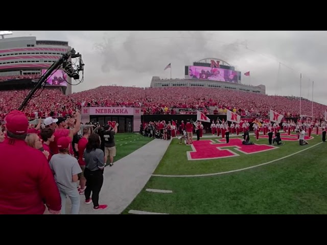 Huskers vs. Colorado 2018 - 360 Tunnel Walk