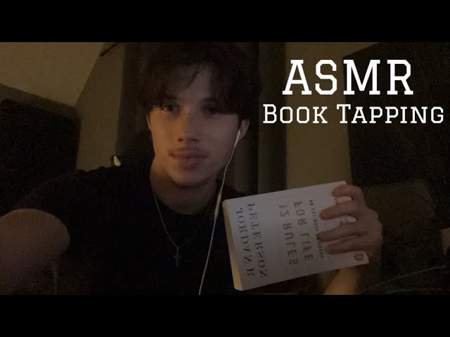 ASMR lofi *book tapping and rambling