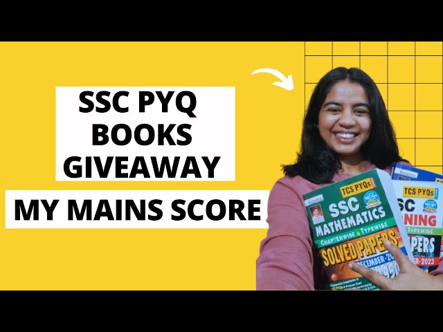 *SSC BOOKS GIVEAWAY* | My SSC CGL Tier 2 Score | Most Efficient Preparation Strategy