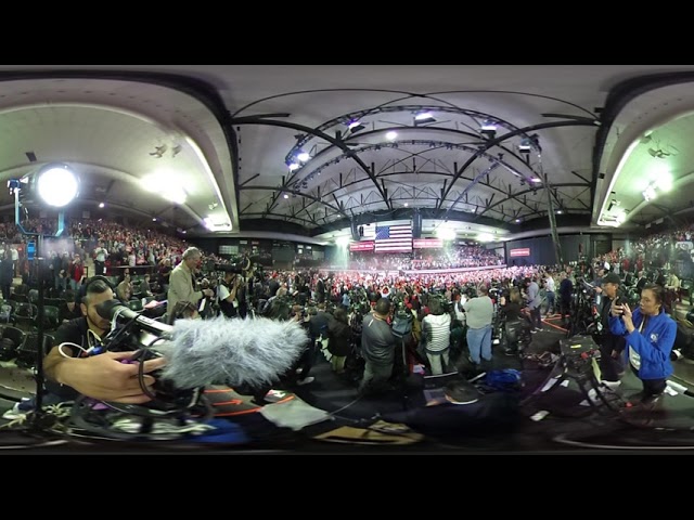 360 video: President Donald Trump's El Paso rally