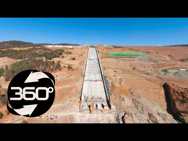 Oroville Spillway 360 Flyover October 9, 2018