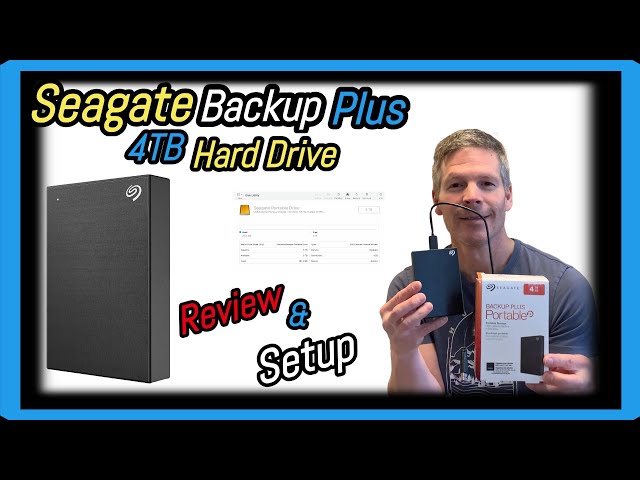 Seagate Backup Plus 4 TB External Hard Drive Review and Setup With a 7-Year User